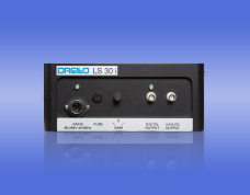 LS 30i — connection side with power supply, fuse and signal outputs